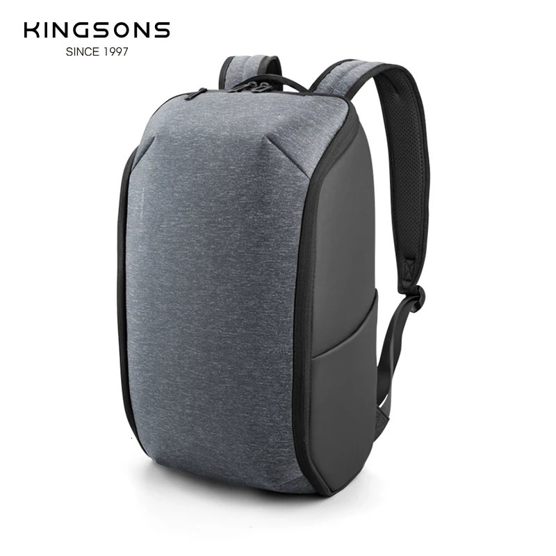 Kingsons Man Backpack Fit 15 inch laptop with upgraded USB charging mens multifunctional travel waterproof bag Mochila 240807