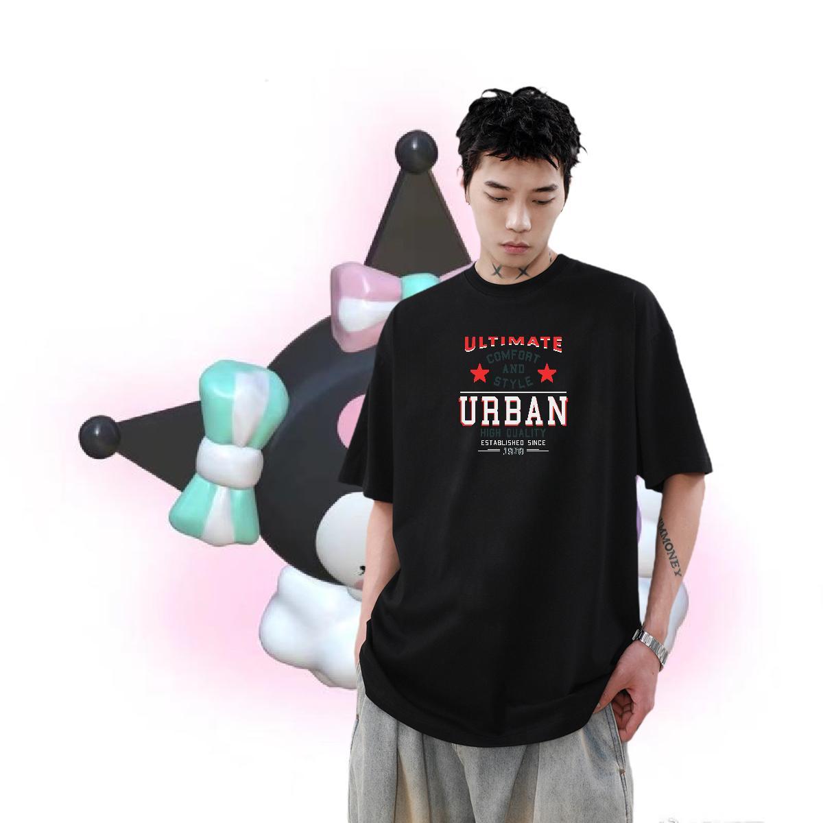 Custom Men T Shirts letter Top Tees 230g 100% Cotton Outdoor Designer Custom Print Oversized Short Sleeve O-Neck Couples T Shirts