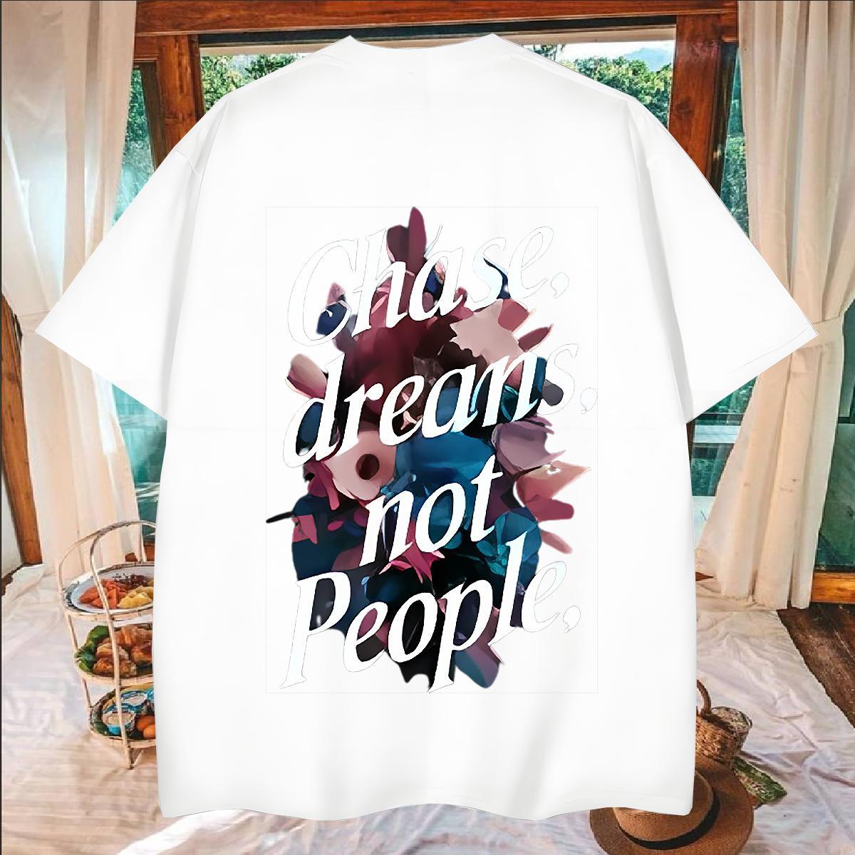 Customized T Shirts Men letter Tees Shirts 100% Cotton 230g Street Wear Brand DIY Logo Oversized Pure Cotton Couples T Shirts
