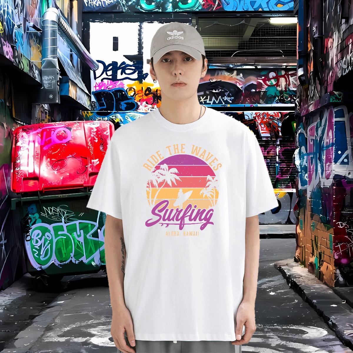 Designer T Shirts Men tree Tops Shirt 230g 100% Cotton Spring Summer Soft Asian Size Breathable Soft Couples T Shirts