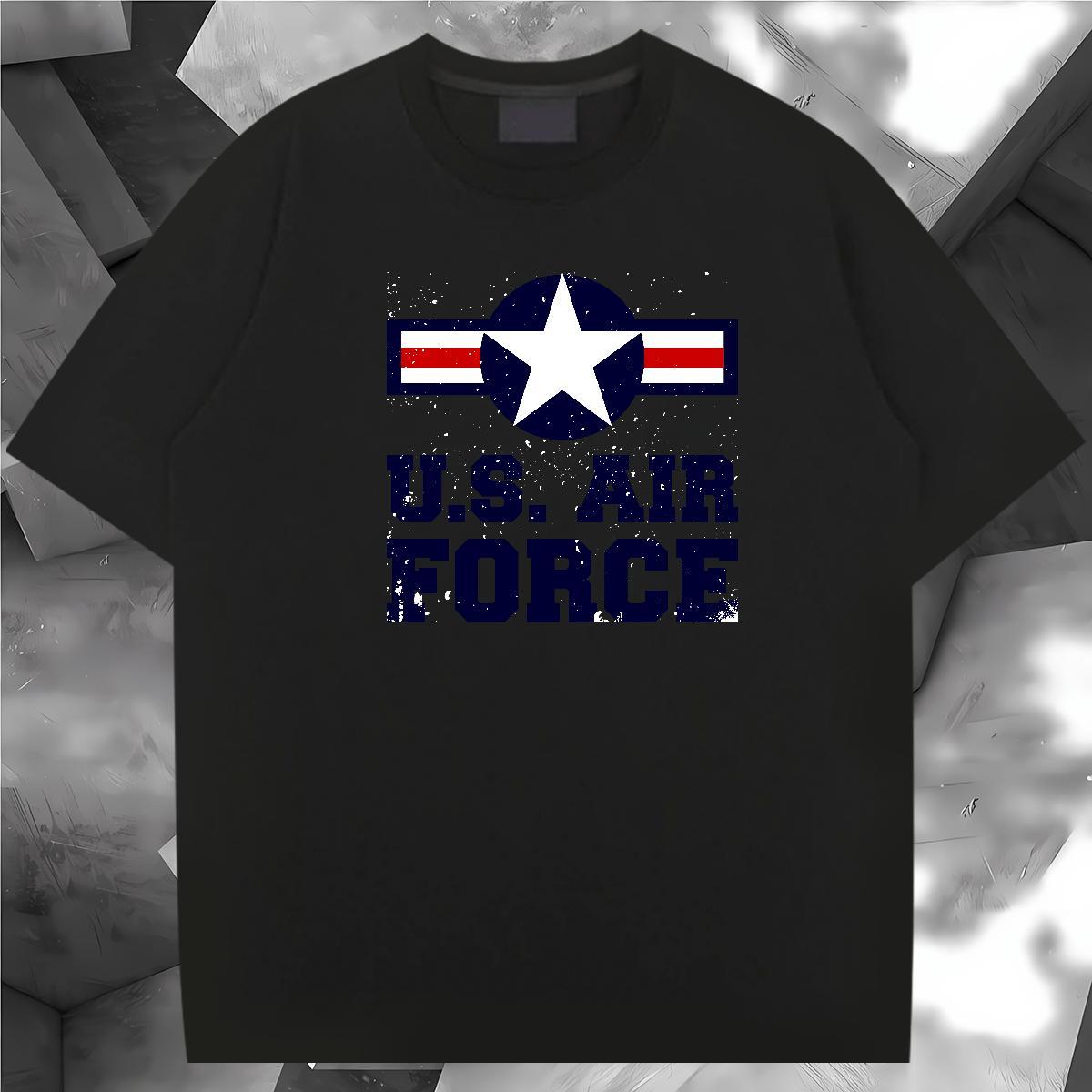 Fashion Casual Man T Shirts letter Tees 230g Cotton Sports Casual Classic Custom Anime Short Sleeve Soft Men Clothes T-Shirt