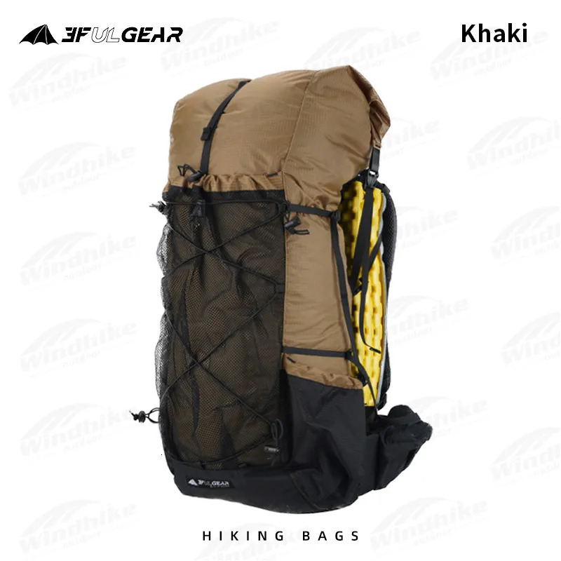 3F UL GEAR QIDIAN 20 Outdoor 40L16L Ultra Light Backpack Lightweight WomensMens High Capacity Bag Nylon Waterproof Camping 240807 4