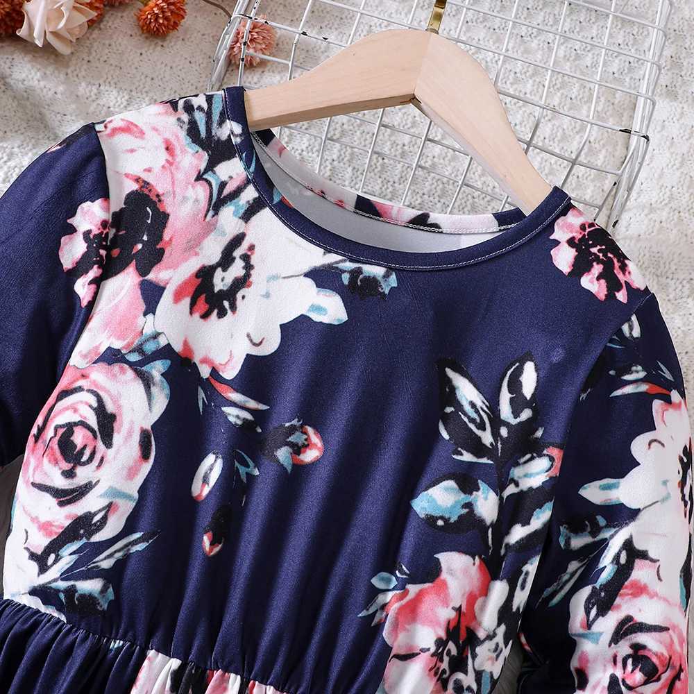 Childrens New Year Summer Autumn Winter Printed Long sleeved Womens ClothingW240720