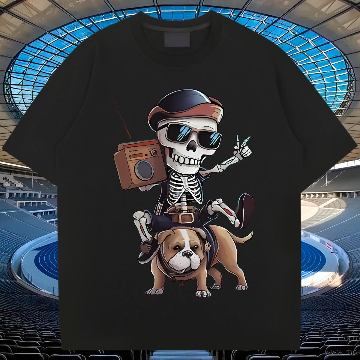 Custom Men T Shirts radio Polos 100% Cotton 230g Casual Daily Wear Popular DIY Printed Breathable Tshirts