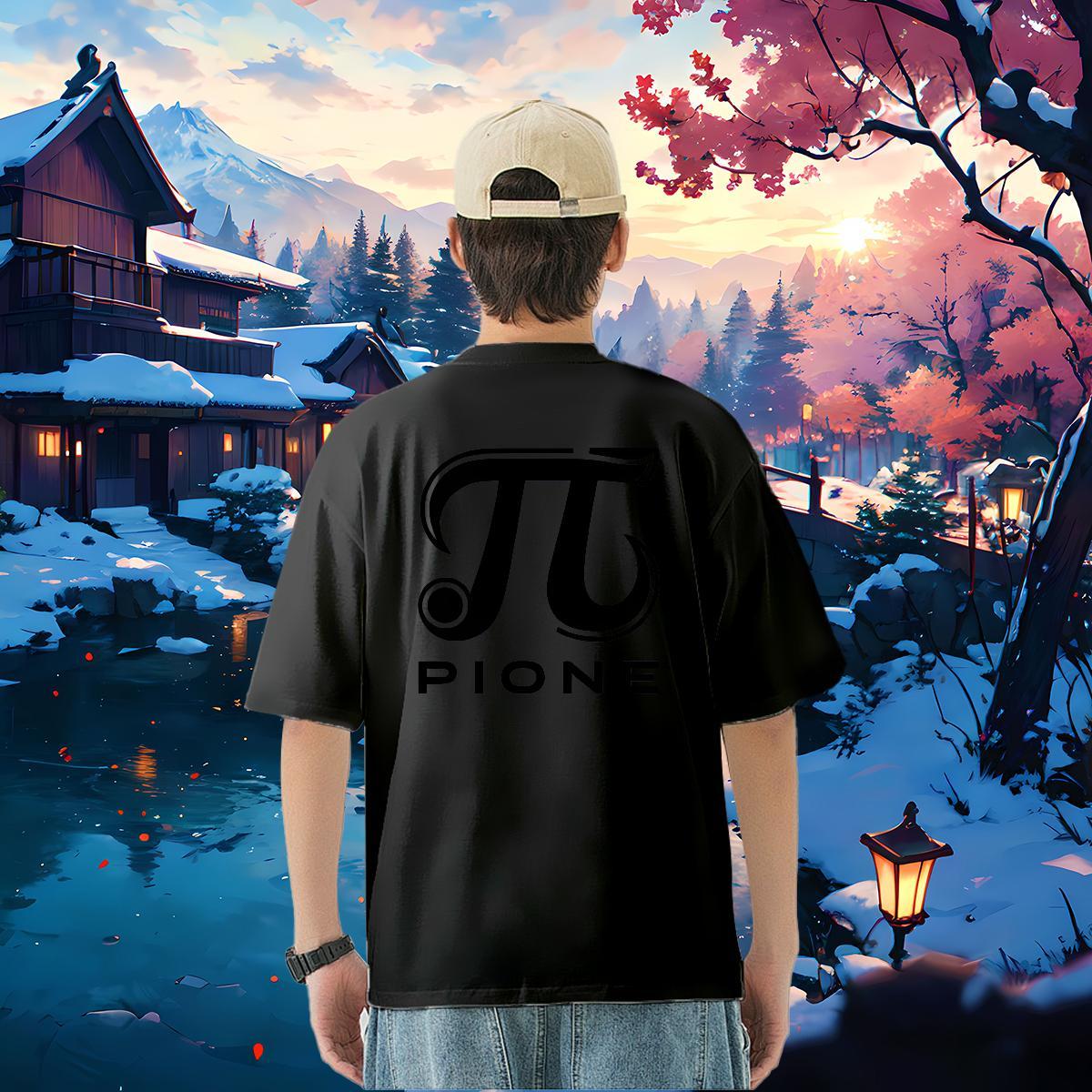 2024 New T shirt letter Clothings 230g Pure Cotton Casual High Quality Anime Crew Neck Men Tshirts