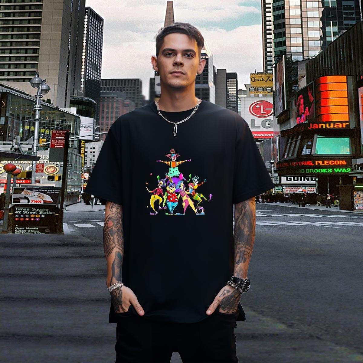 Fashion Designer Men T Shirts portrait Wear 230g Pure Cotton Casual Classic Custom Printed O-Neck Short Sleeve Men Clothes T-Shirt