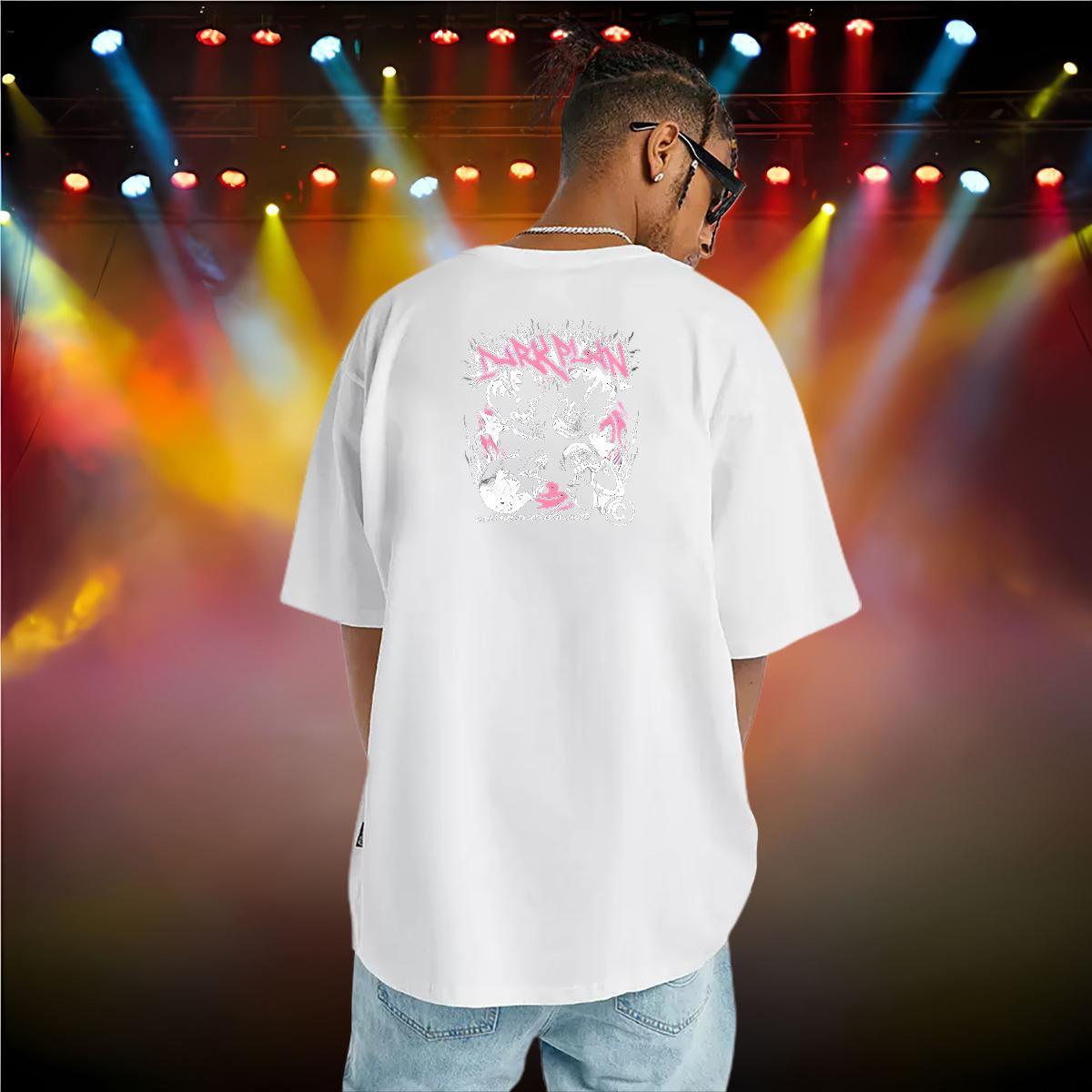 Customized T-Shirts skull Clothings 230g Pure Cotton Street wear Hip Hop Cool Design Custom Cartoon Crew Neck Men Tshirts