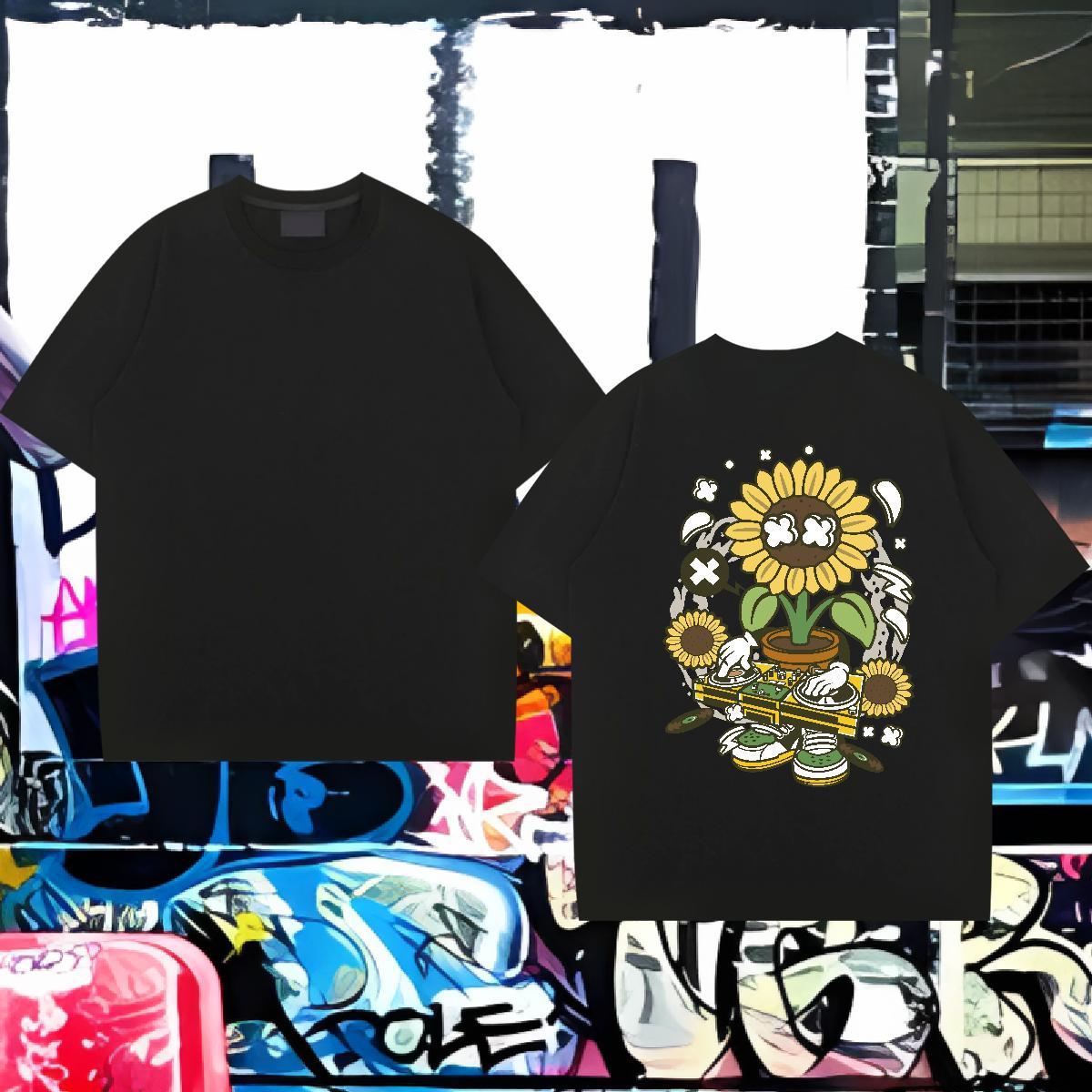 Casual New Man T Shirts ET Polos 230g Cotton Daily Wear Wholesale Custom Anime Breathable Short Sleeve Tshirt for Man Woman