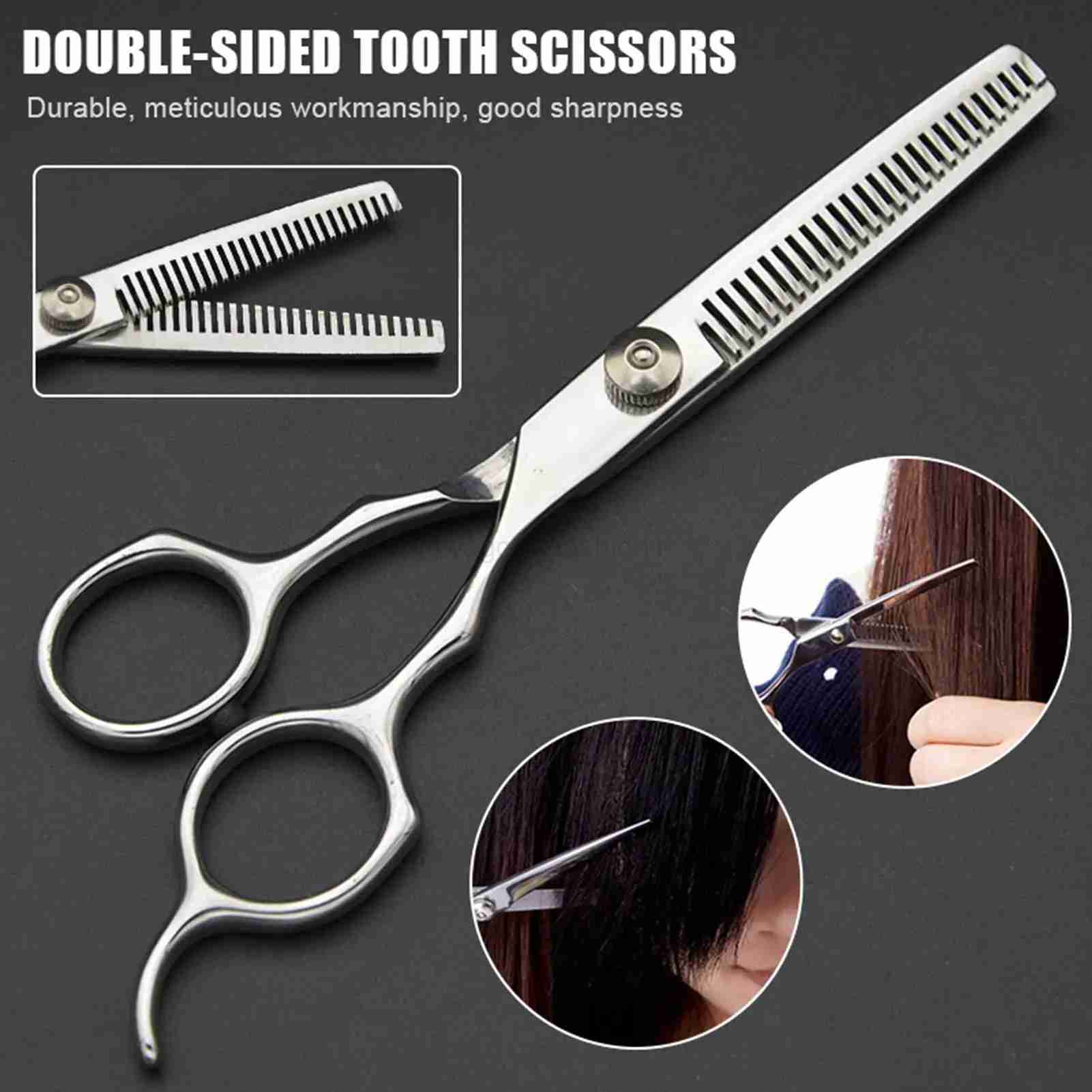 Women Men Professional Hairdressing Scissors 6 inches Haircut Scissors Hair Cutting Thinning Scissors Barber Shear AccessoriesXJ240807