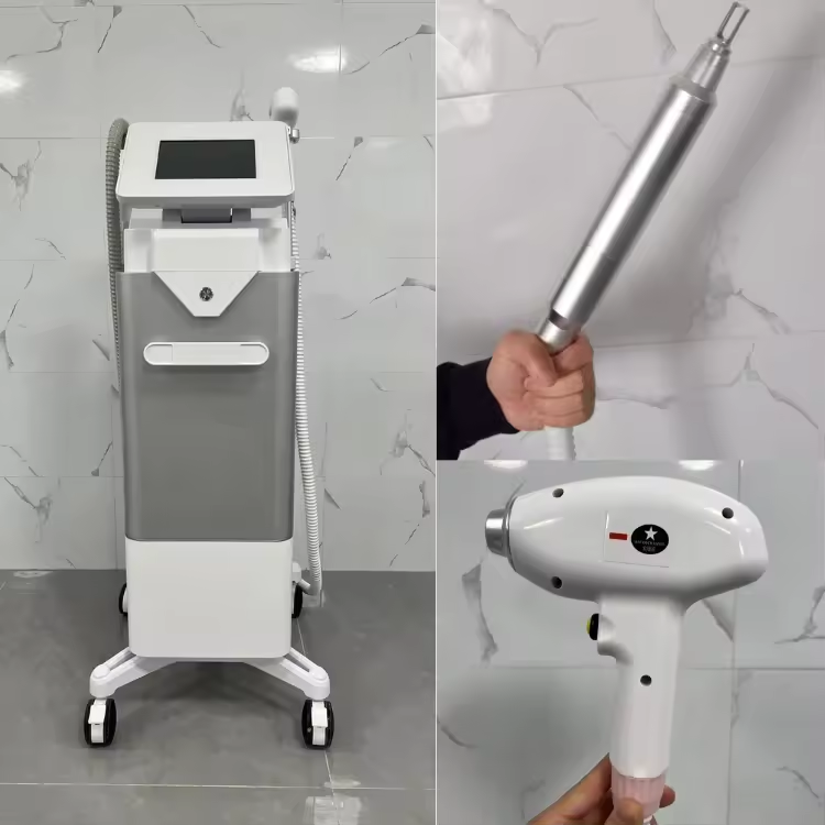 2025 New 2 in 1 Powerful 808 Freezing Point Hair Removal Pico Laser Carbon Peel Skin Whitening Nd Yag Laser Tattoo Removal Diode Laser Depilation Mach