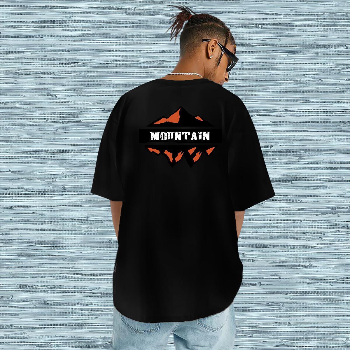 Designer Fashion T Shirt For Man mountains Tees Shirts 230g Pure Cotton Daily Outfit Classic Floral Print Breathable Short Sleeve Couples T Shirts