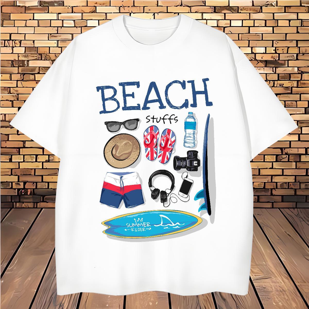New Man T Shirts letter Tshirts 230g 100% Cotton Street Wear Classic Cartoon Print Crew Neck Breathable Mens Tshirts