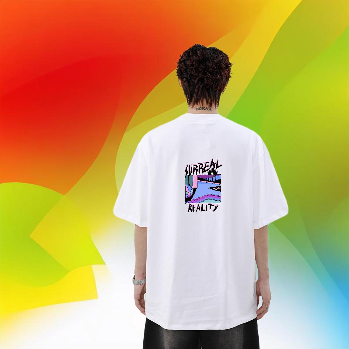 Fashion Design Man T Shirts beach Tops Shirt 230g Cotton Hip Hop Popular Cartoon Print Breathable Short Sleeve Mens Tshirts