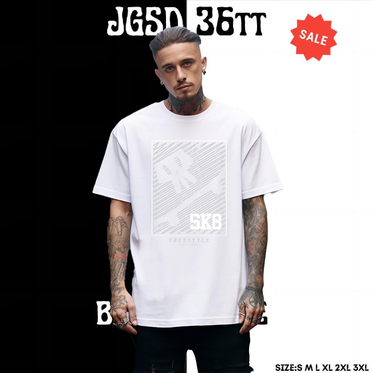 New Arrival T-Shirts skull Clothings 100% Cotton 230g Anime Printing Street Comfortable Custom Printing Breathable Short Sleeve Men Tshirts