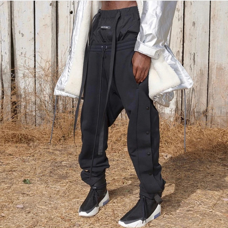 Sports Pants Autumn Matching Straight Tube Outdoor Running Training Fitness Mens Fashion Pure Color Trousers 240806