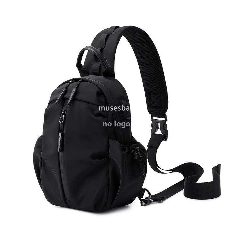 New high quality trend men's lightweight chest bag Multi-functional waterproof moisture-proof crossbody bag large capacity chest bag