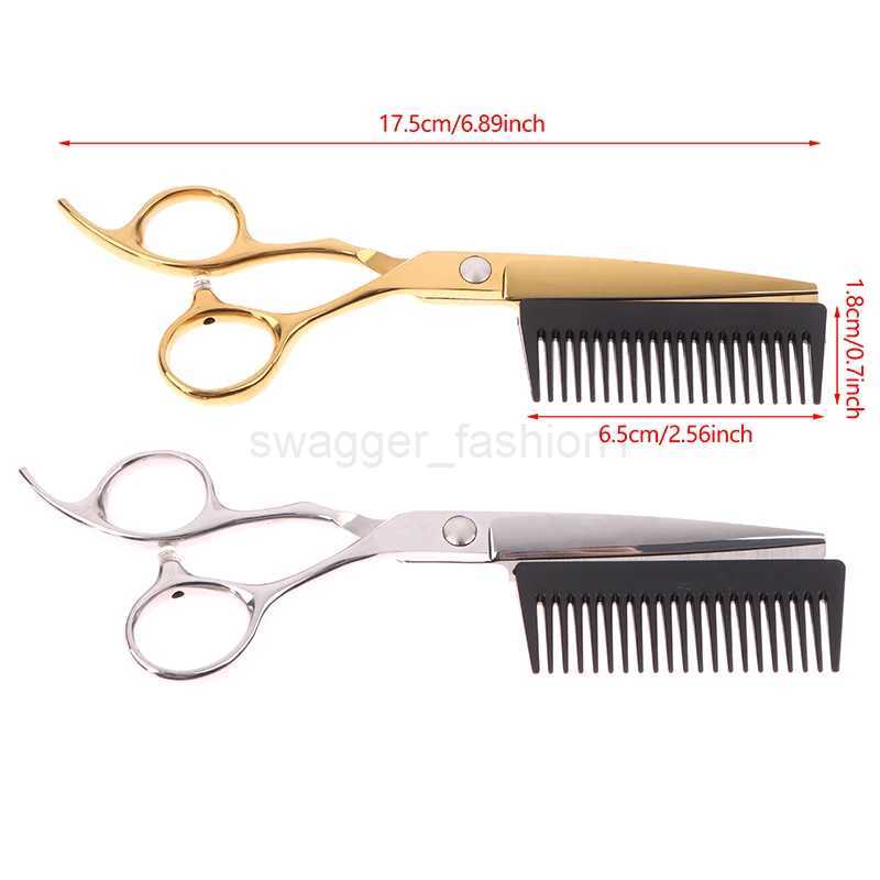 Professional Hair Scissors With Removable Comb Haircut Hair Cutting Shears Hairdresser Scissors Integrated Hairdresser CuttingXJ240807
