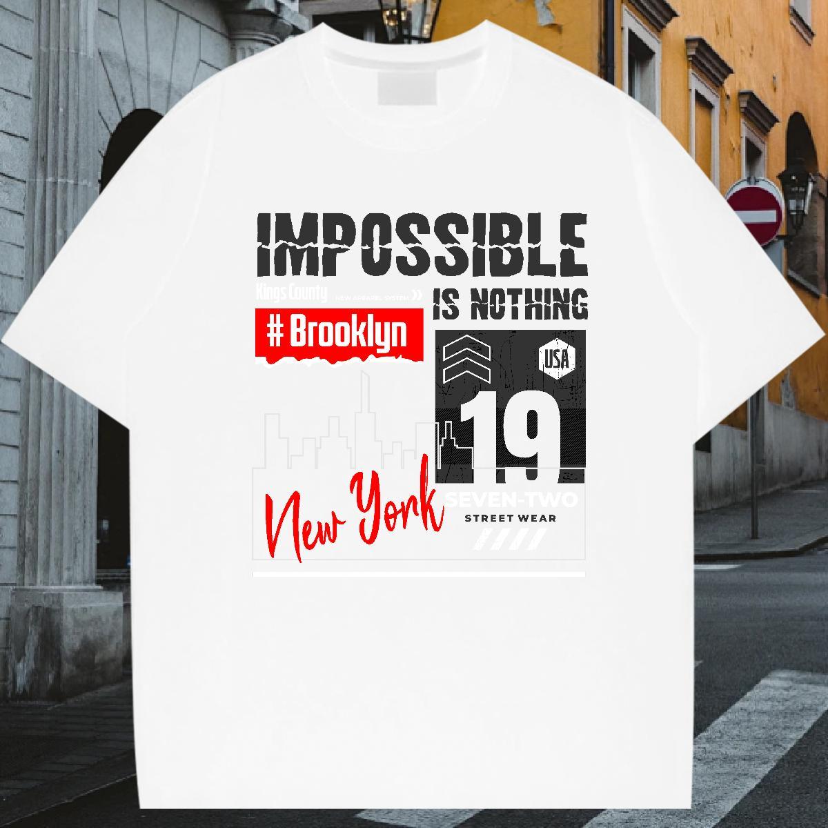 Classic Man T Shirts letter Tshirts 100% Cotton 230g Street Casual Loose Custom Print Oversized O-Neck Short Sleeve Men Tops Tees