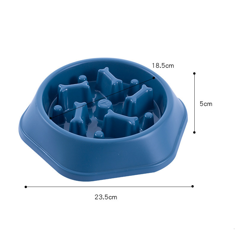 Premium Small Dog Slow Feed Bowl with Grip Design