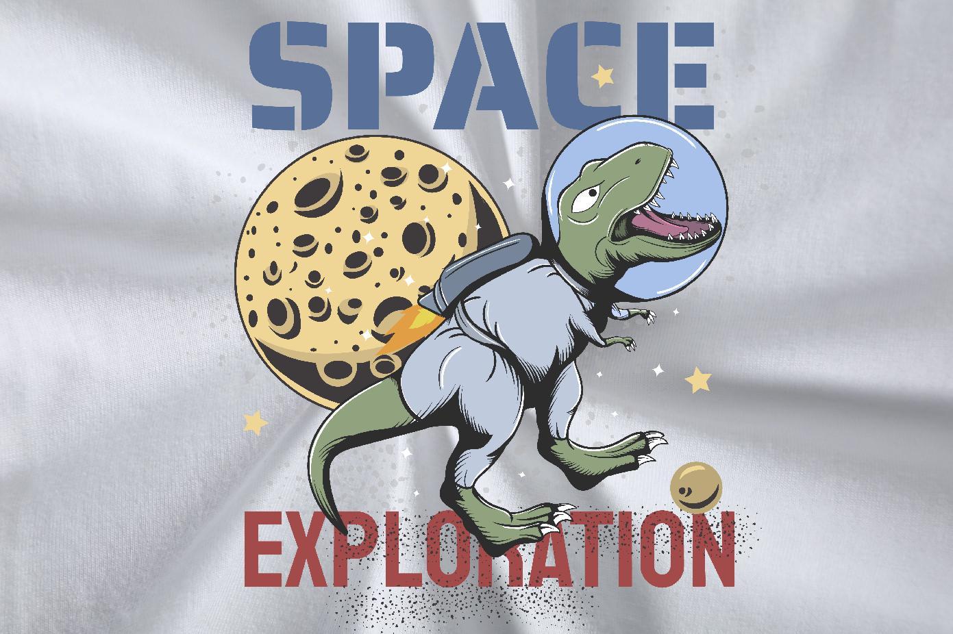 Fashion New T Shirt For Man ET Clothings 230g Pure Cotton Beach Designer Cartoon Printing L-4XL Breathable Short Sleeve Tshirt for Man Woman
