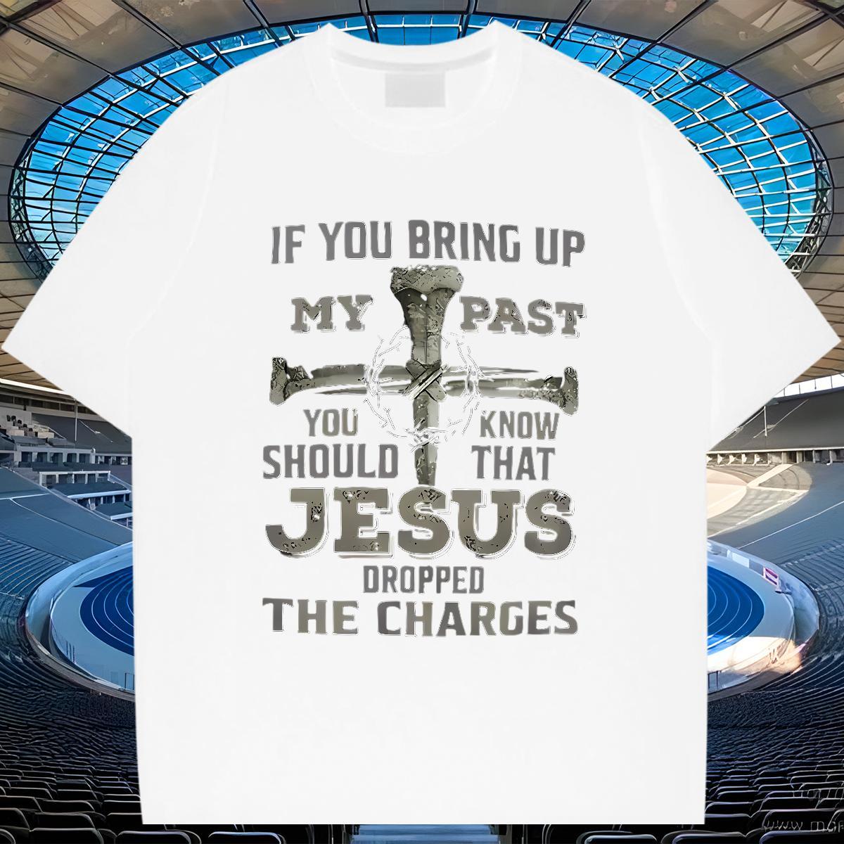 Fashion Designer Man T Shirts The Cross Tees 230g Cotton Spring Summer Popular Cartoon Printing L-4XL Breathable Crew Neck Men Tshirts