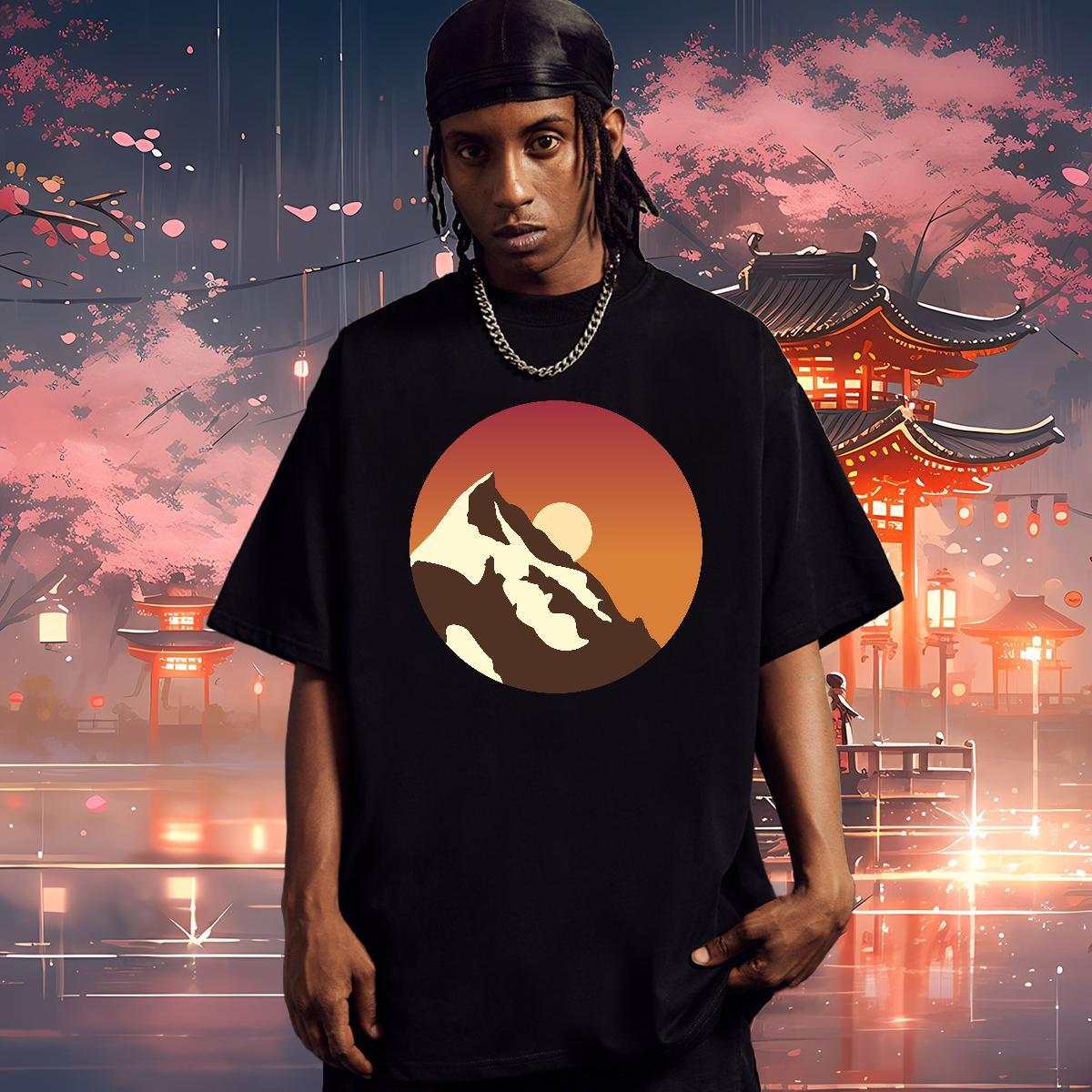 Fashion Man T Shirts sky Tops Tees 100% Cotton 230g Casual Daily Wear Free Shipping Custom Printed Breathable Crew Neck Men Tshirts