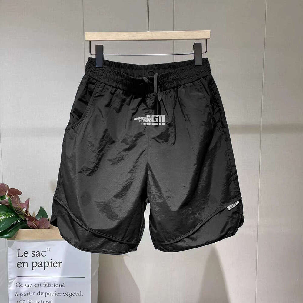 2024 Summer Shorts Quick Dry Straight Sports Trendy Loose Versatile Casual Capris Beach Pants Men's