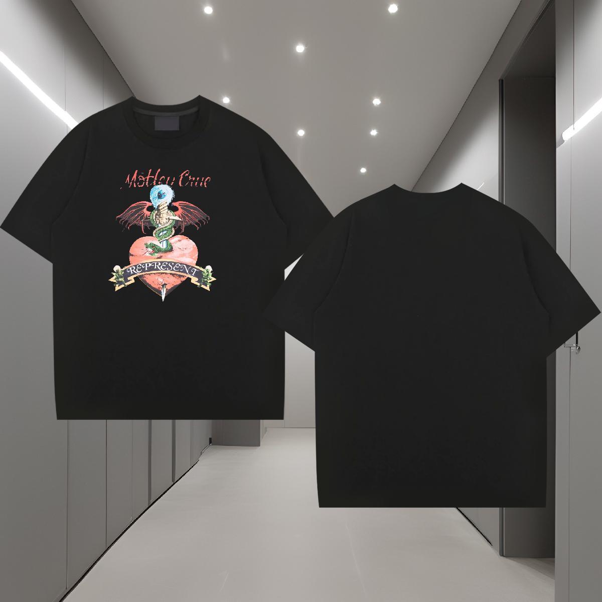 Customized Man T Shirts skull Tshirts 230g Cotton Street Popular DIY Logo Oversized Short Sleeve O-Neck Men Tshirts