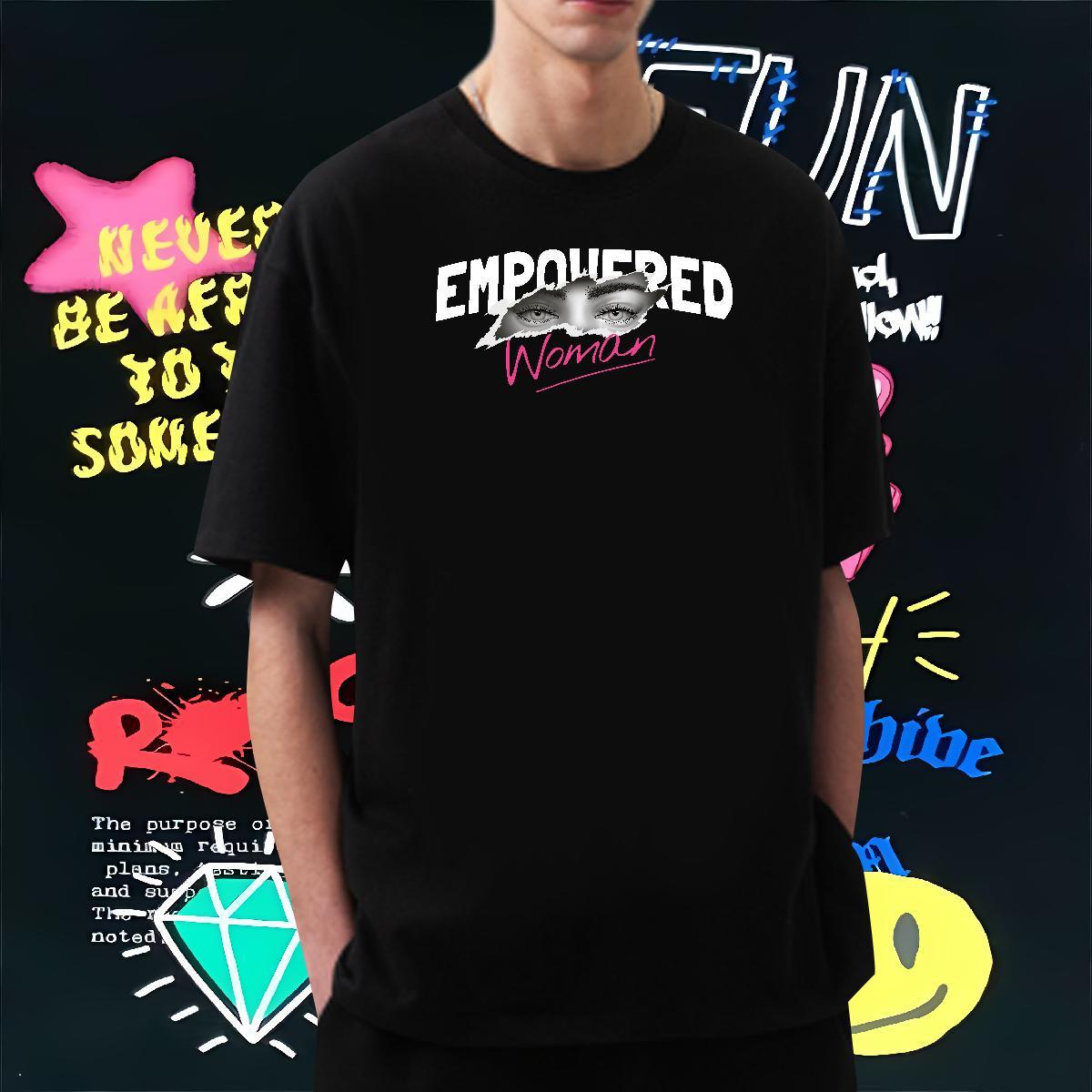Wholesale T shirt eyes Tees Shirts 230g Pure Cotton Outdoor Soft White Plus Size Breathable Short Sleeve Men Tees
