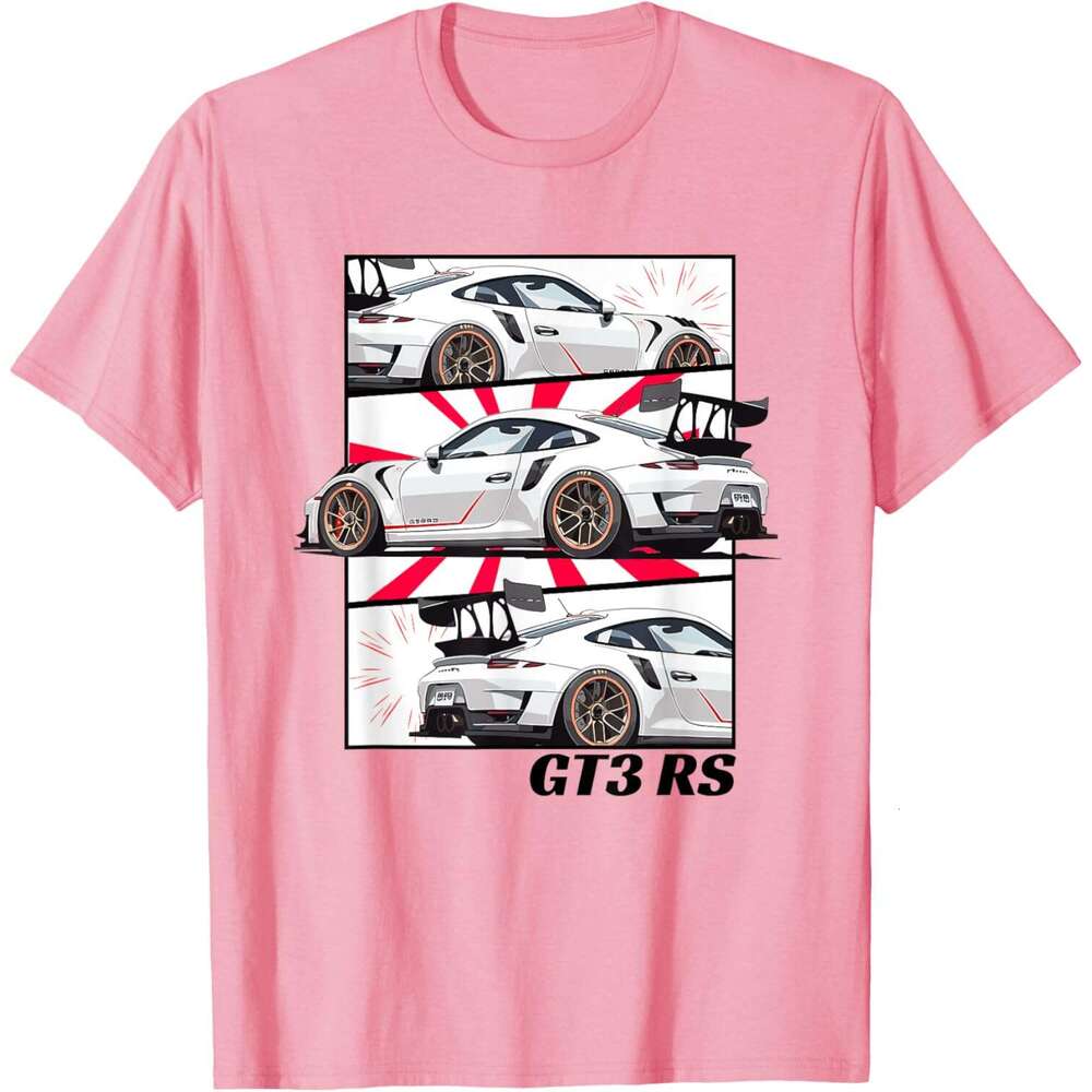 2025S Fashion Designer Mens T Shirt Jdm Motorsports Drift GT RS Car Comic Style Japan T Shirt Shirts Tshirt Graphic Tee Casual Tops Summer Clothes Sho