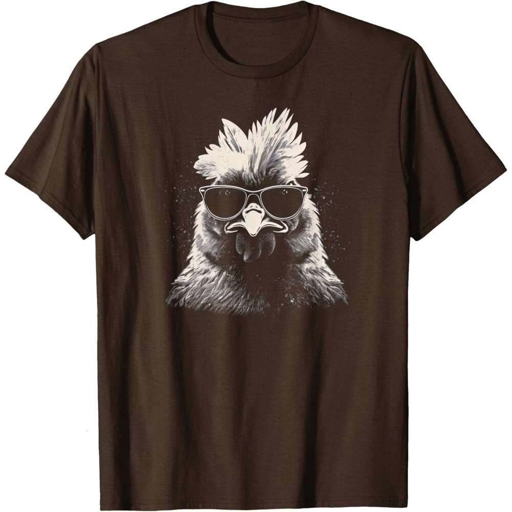 Mens T shirt Funny Chicken cool Graffiti Urban art street T-Shirt shirts tshirt graphic tee Casual tops summer clothes Short sleeve Free shipping