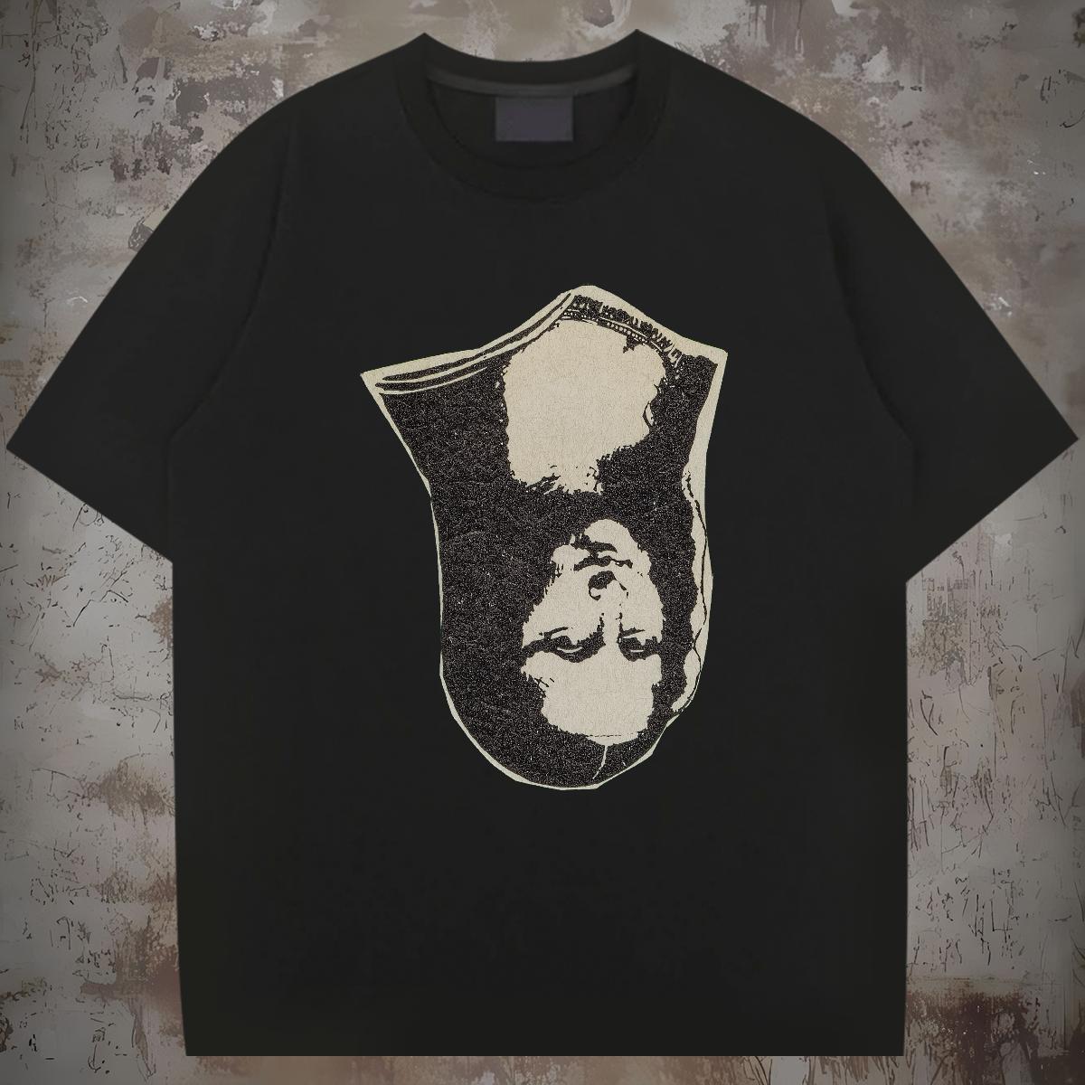 DIY Customized Men T Shirts women Tops Tees 230g Pure Cotton Casual Loose DIY Anime Short Sleeve Soft Men Tops Tees