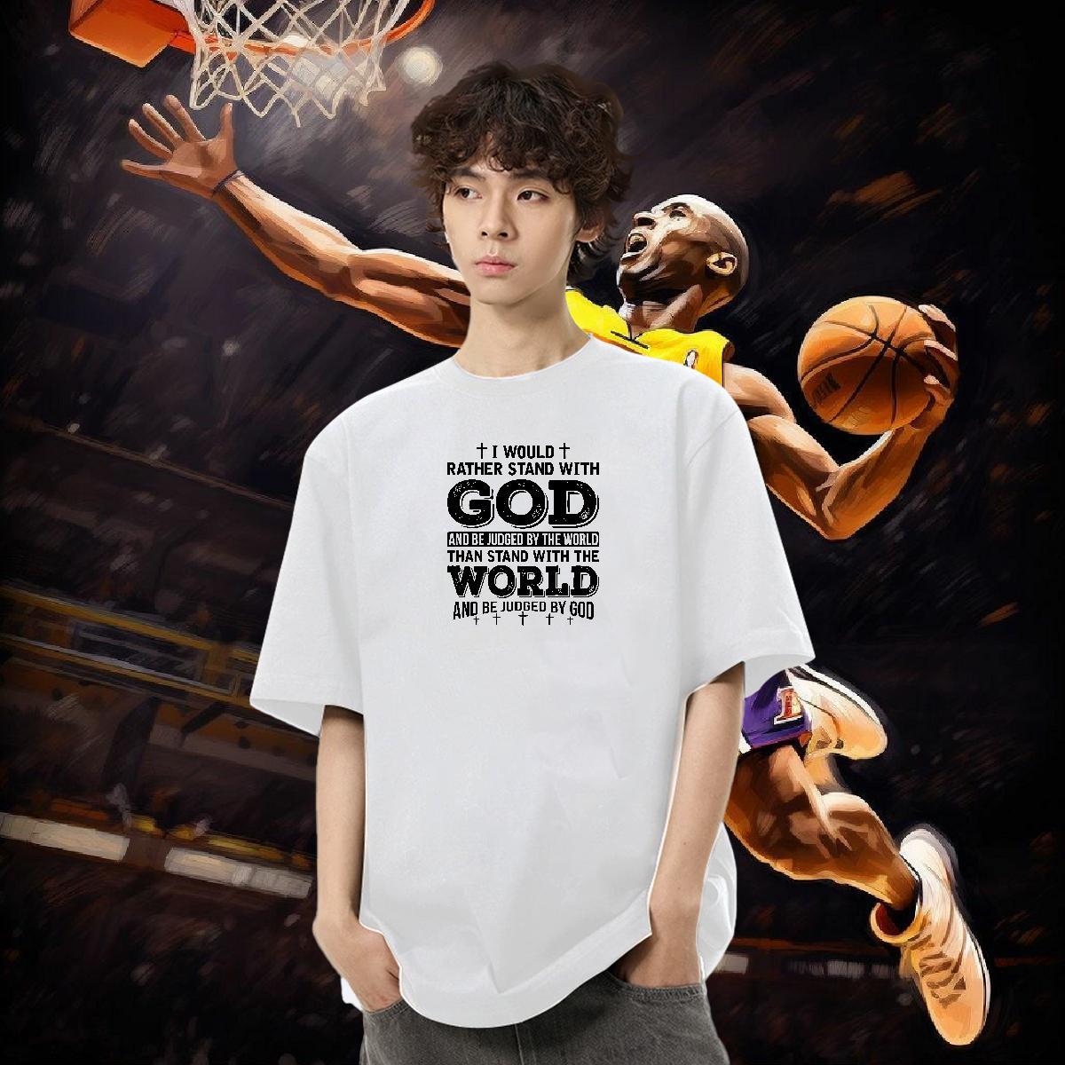 New Arrival T Shirt For Man letter Tshirts 230g Cotton Beach High Quality Custom Anime Crew Neck Breathable Couples T Shirts