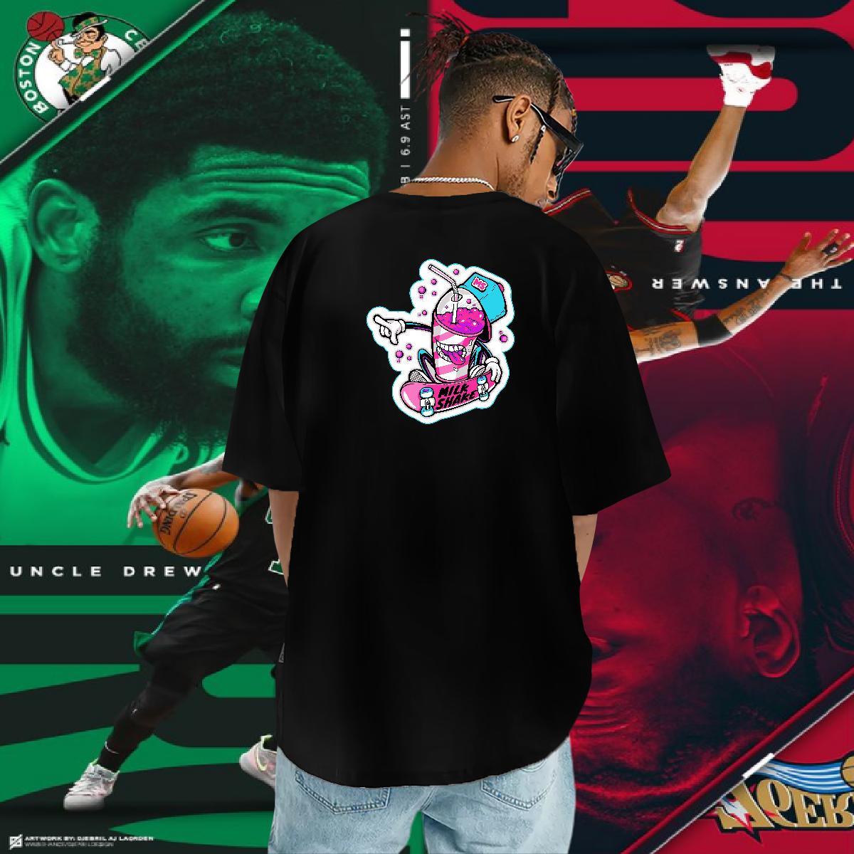 DIY Customized Mens T Shirts skateboarding Tees 100% Cotton 230g Daily Wear Loose Fit Black Oversized O-Neck Short Sleeve Mens Tshirts