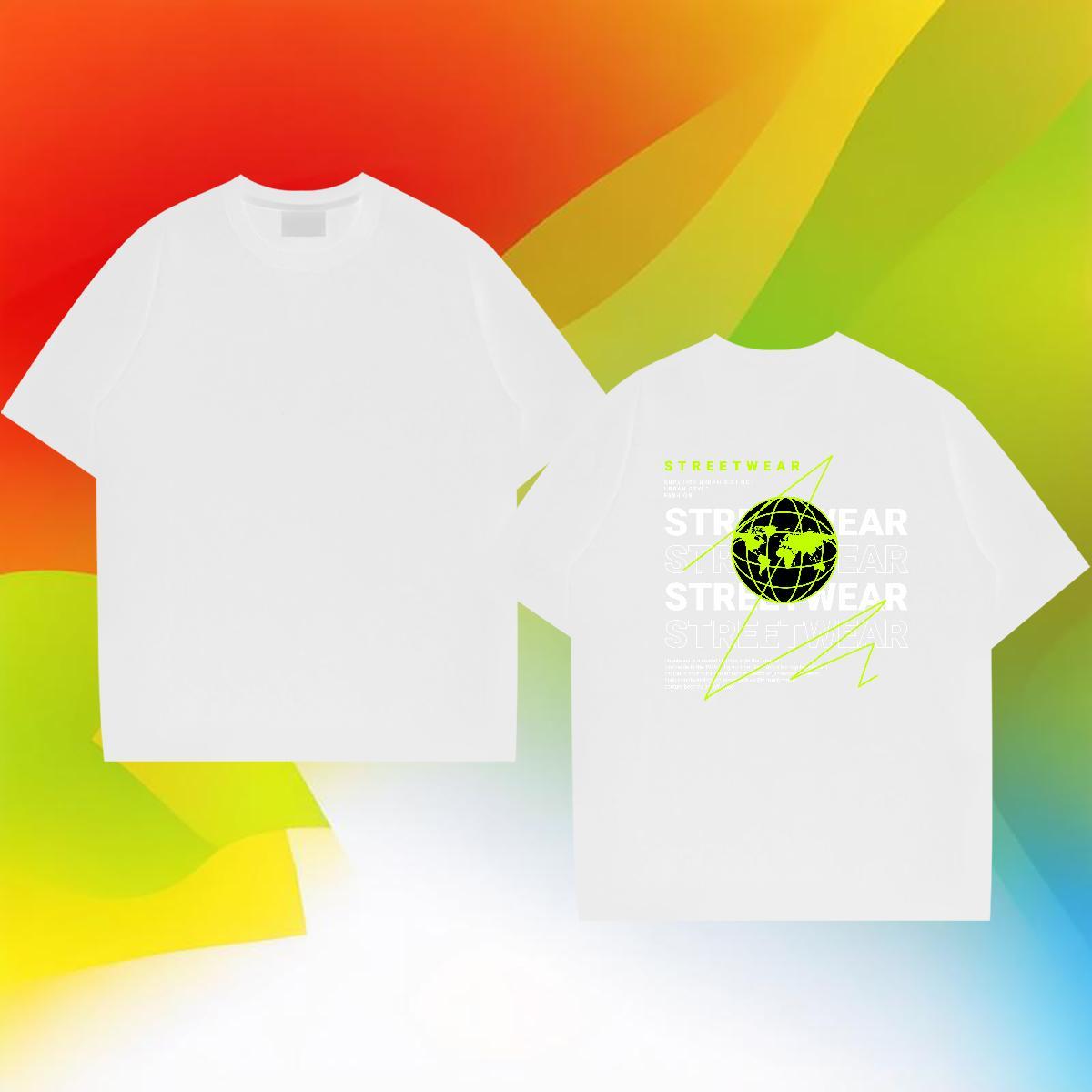 Fashion Design T Shirts Men letter Clothes 100% Cotton 230g Spring Summer Brand Skull Round Neck Short Sleeve Tshirts