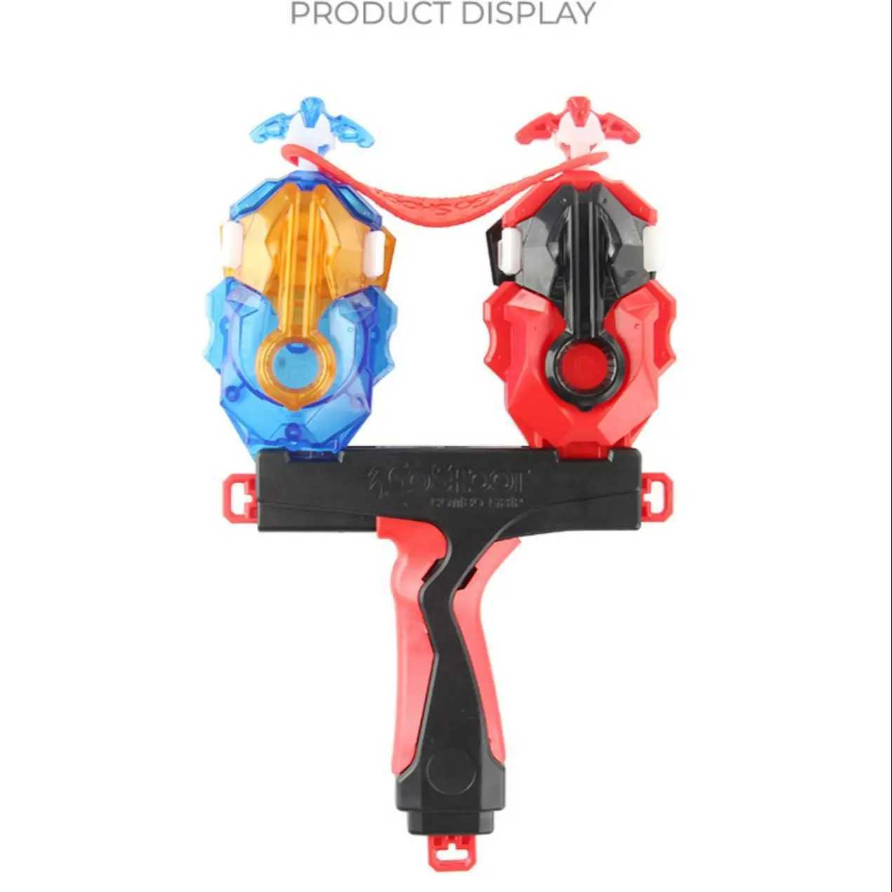 Toys B-144 B-132 Handle Launcher Fusion Spinning Go Shoot Combo Toy Boy Y240803