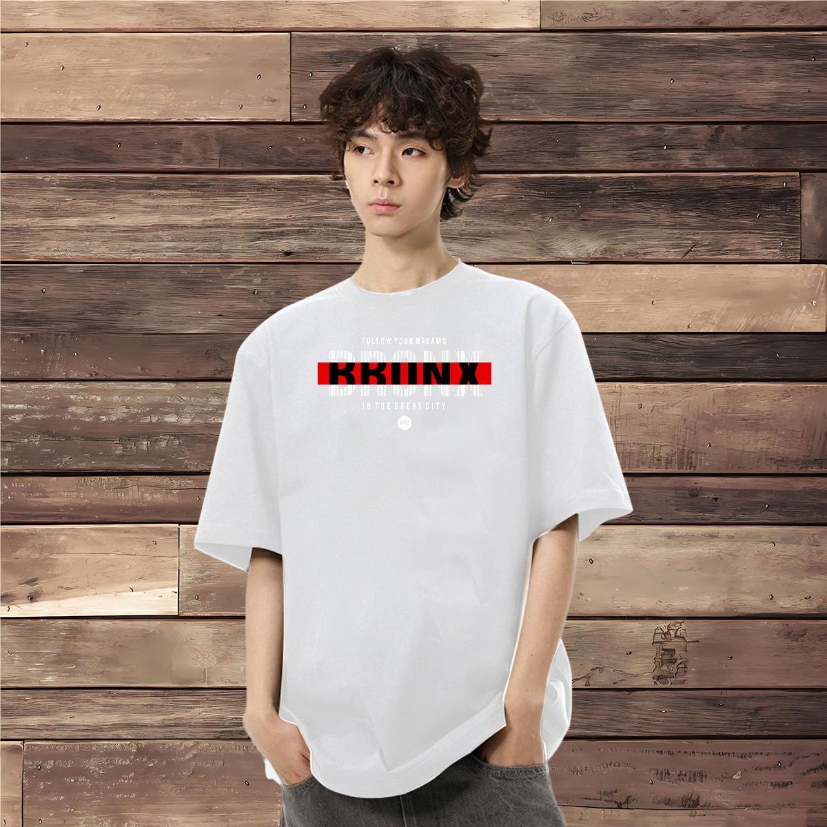 Fashion Designer Man T Shirts letter Polos 230g Cotton Hip Hop Brand Custom Cartoon Pure Cotton Men Tshirts