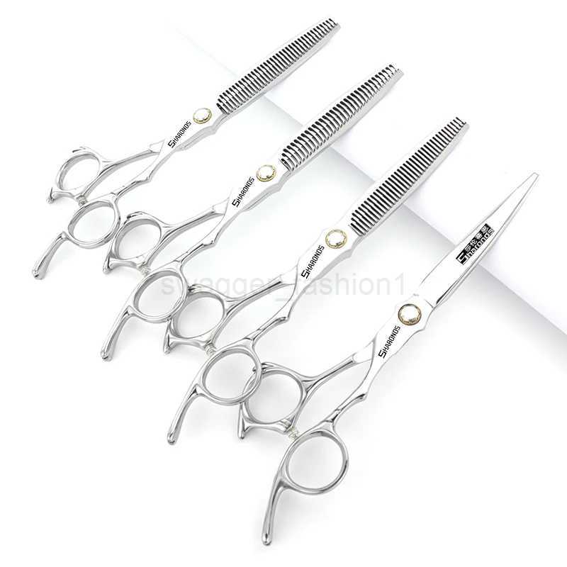Sharonds Barber Professional Scissors 6/6.5-inch Flat Scissors Fishbone Teeth Hair Cutting Gallery Exclusive Hair Scissor Set.XJ240807