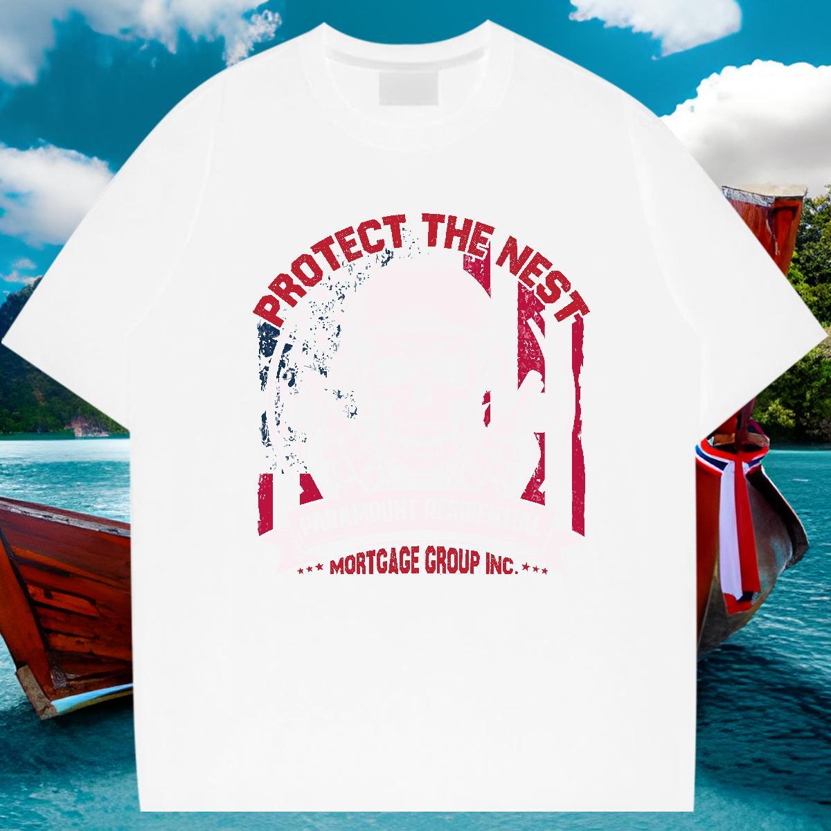 Fashion Men T Shirts skull Tee Shirt 230g 100% Cotton Daily Outfit Free Shipping Anime Breathable Crew Neck Mens Tshirts