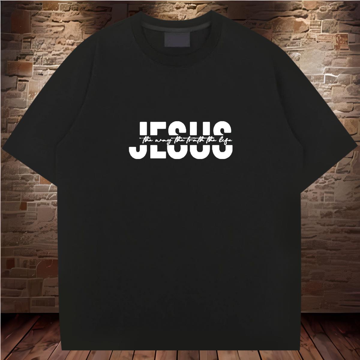 2024 New T Shirts Men letter Tshirts 230g Pure Cotton Casual Daily Wear Comfortable Custom Print Plus Size Breathable Short Sleeve Men Clothes T-Shirt
