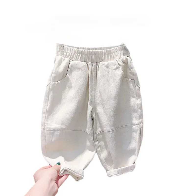 Jeans Boys Jean Pants Long Trousers Cotton 2024 Packet Spring Autumn Babys Kids Pants Teenagers Outwear High Quality Childrens Cloth
