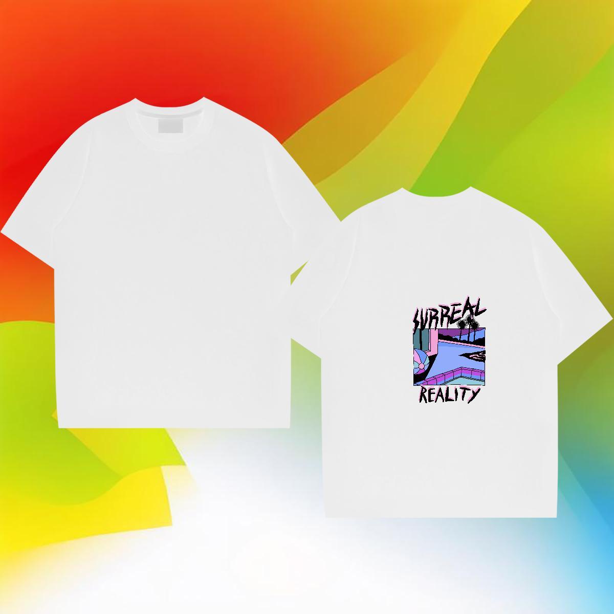 Fashion Design Man T Shirts beach Tops Shirt 230g Cotton Hip Hop Popular Cartoon Print Breathable Short Sleeve Mens Tshirts