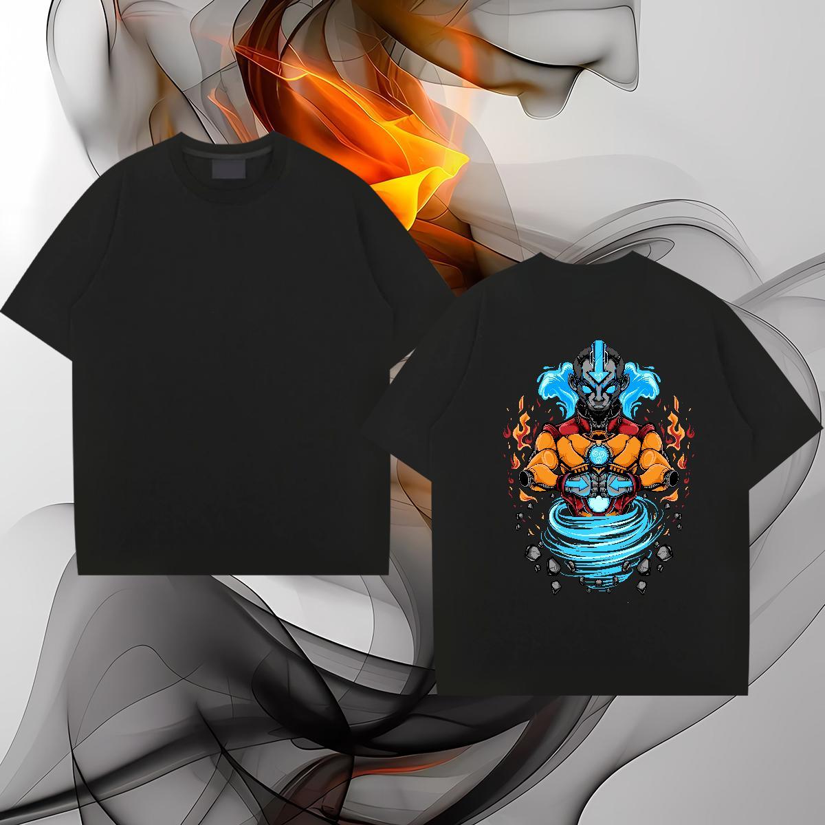 2024 Mens T Shirts ET Tee Shirt 230g 100% Cotton Street Cool Design Customized Print Breathable Short Sleeve Men Tshirts