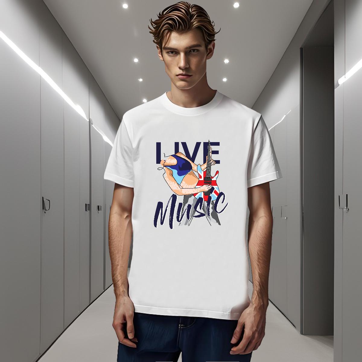 Brand Men T Shirts character Tops Tees 230g Pure Cotton Outdoor Loose Custom Printing Breathable Crew Neck Mens Tshirts