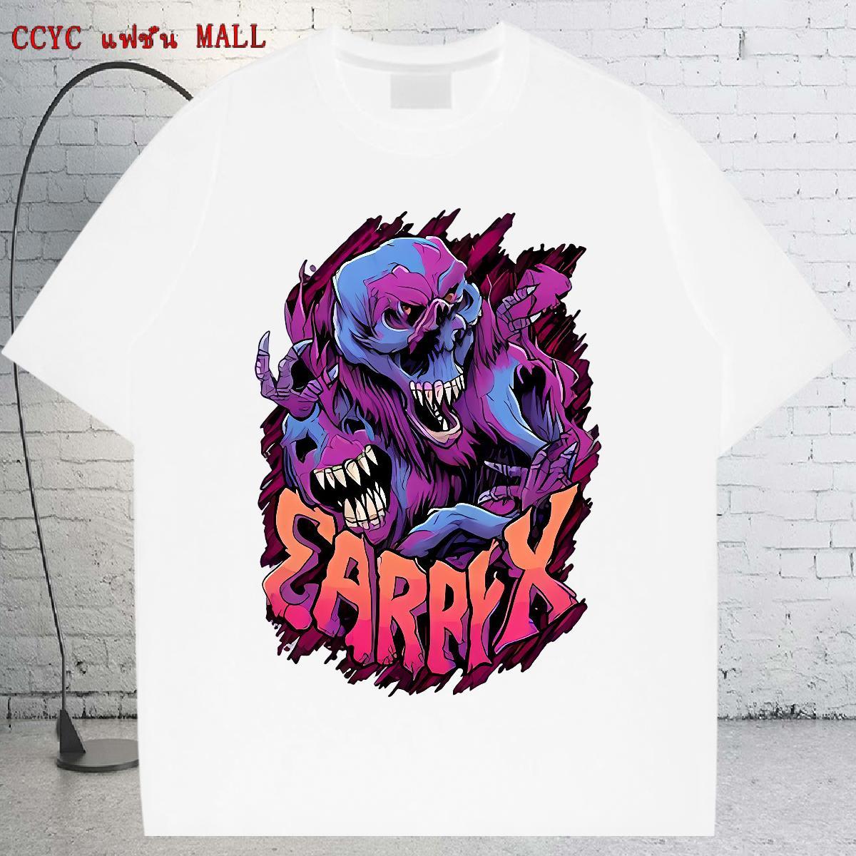 Customized T Shirts Men skull Top Tees 230g Pure Cotton Casual TOP Quality Graphic Breathable Short Sleeve Tshirt for Man Woman