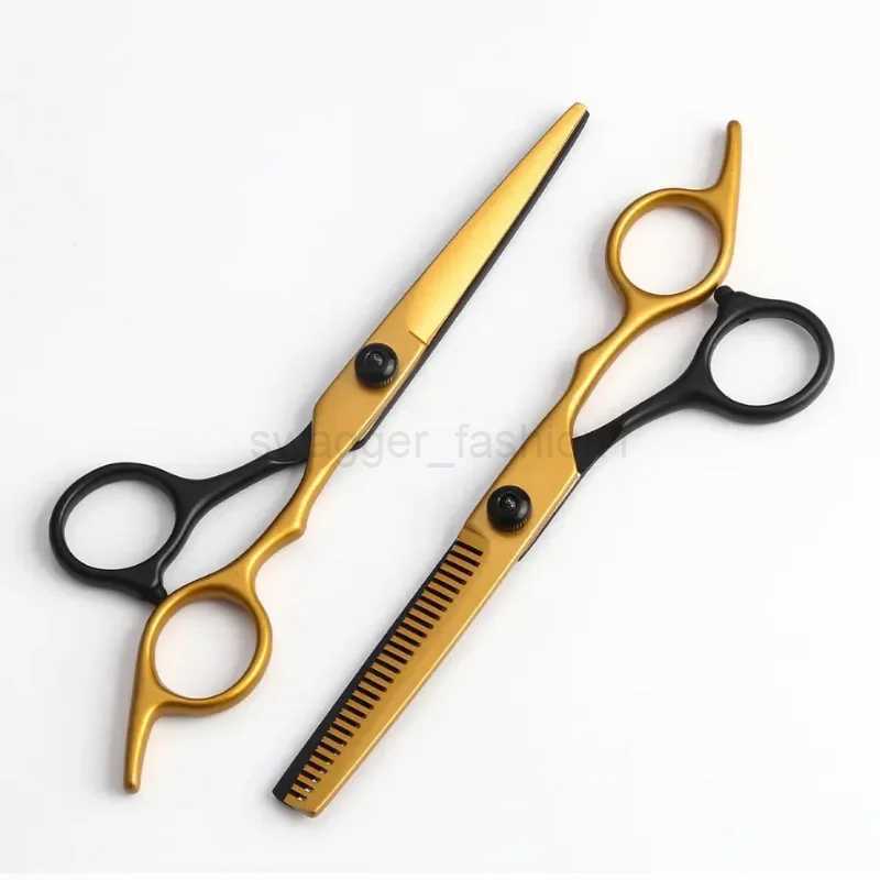 Hairdressing Scissors 6 Inch Hair Scissors Professional Hairdressing Scissors Cutting Thinning Scissors Barber Shear AccessoriesXJ240807
