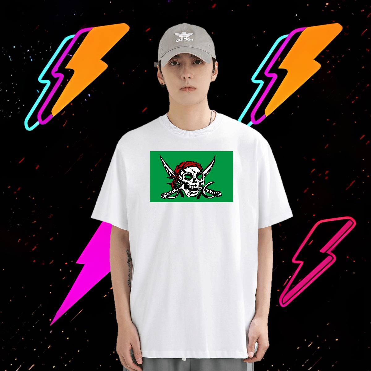 DIY Men T Shirts skull Tees Shirts 230g 100% Cotton Home Outdoor TOP Quality DIY Printed Breathable Short Sleeve Mens Tshirts