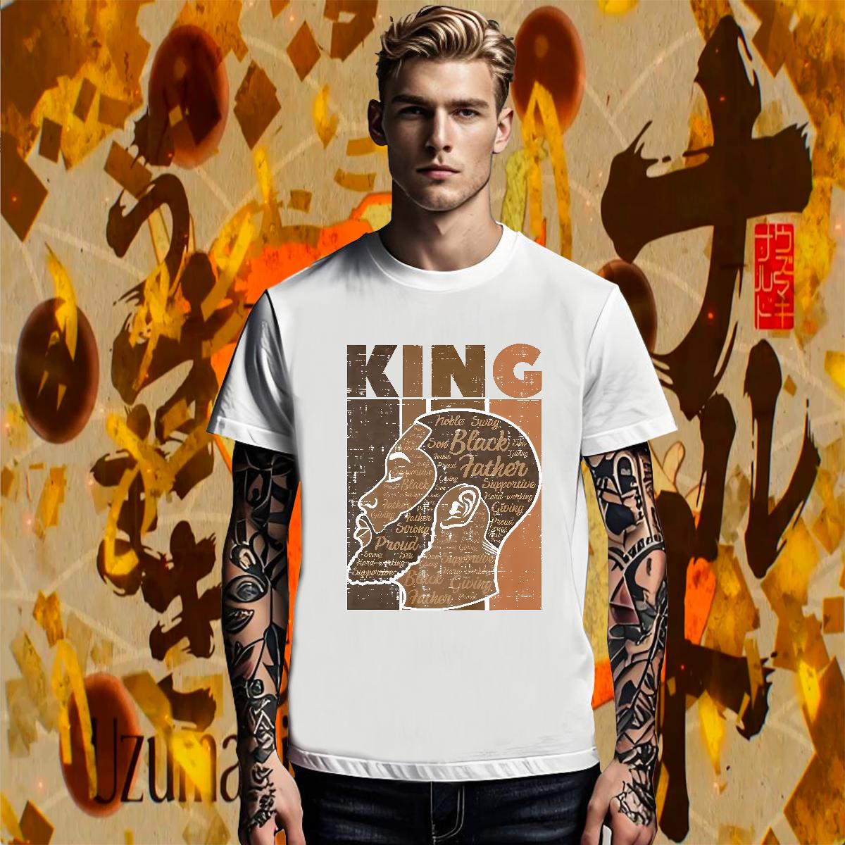 Free Shipping T Shirt For Man XH-730-W 230g Cotton Street wear Hip Hop Round Neck Short Sleeve Tshirt for Man Woman Custom Black White Tops Tees