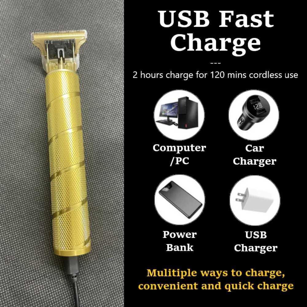 Clipper Electric Hair Trimmer for men Electric shaver professional Mens Hair cutting machine Wireless barber trimmer W241212