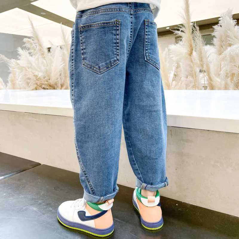 Jeans Vintage Baby Spring Autumn Jeans Pants For Boys Children Kids Trousers Clothing Teenagers Gift Home Outdoor High Quality